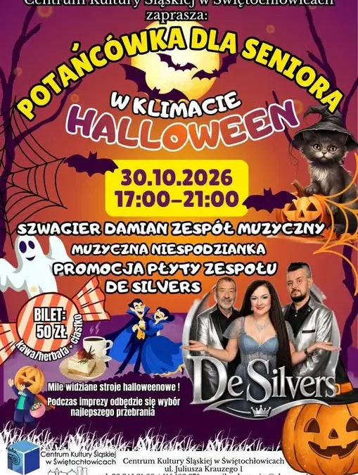 Halloweenowa potańcówka w Centrum Kultury Śląskiej w Świętochłowicach