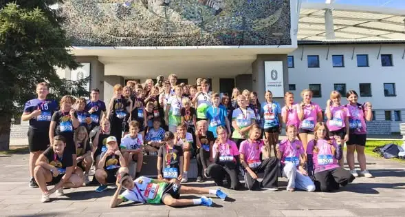 Uczniowie klas sportowych ze Świętochłowic na Festiwalu Biegowym Silesia Marathon