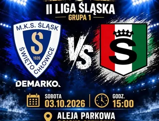 II liga śląska: mecz w Świętochłowicach już w sobotę 3 października