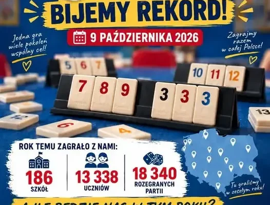 Święto gier planszowych w SP 19 Świętochłowice – bijemy rekord w Rummikub!