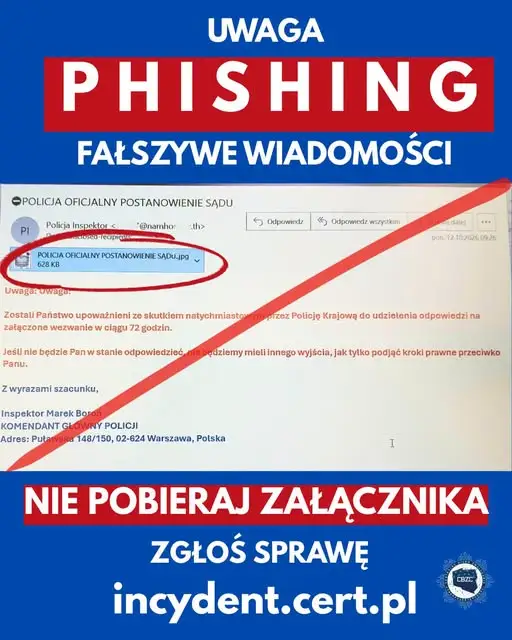 Ostrzeżenie przed oszustwami e-mailowymi – jak reagować?