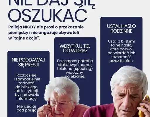 Fałszywi policjanci okradają seniorów. Policja apeluje: nigdy nie przekazuj pieniędzy