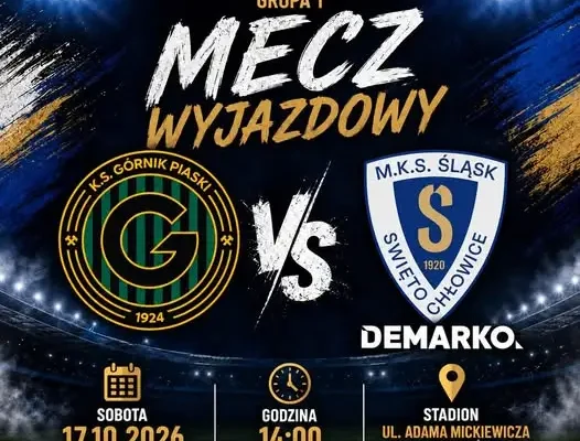 MKS Śląsk DEMARKO Świętochłowice zagra w sobotę z Górnikiem Piaski