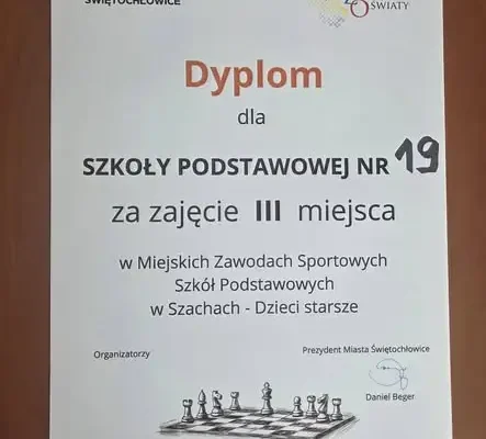 Szkoła Podstawowa nr 19 w Świętochłowicach gospodarzem miejskich zawodów szachowych