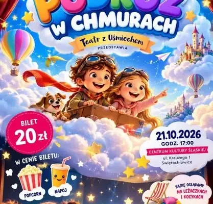 „Podróż w Chmurach” – teatralna przygoda dla najmłodszych w Świętochłowicach